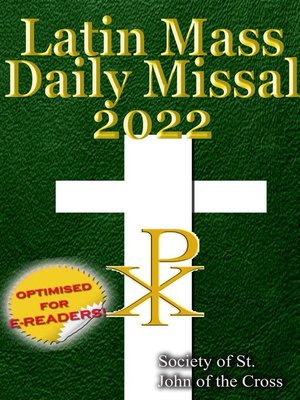 cover image of The Latin Mass Daily Missal 2022